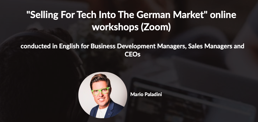 Selling For Tech Into The German Market